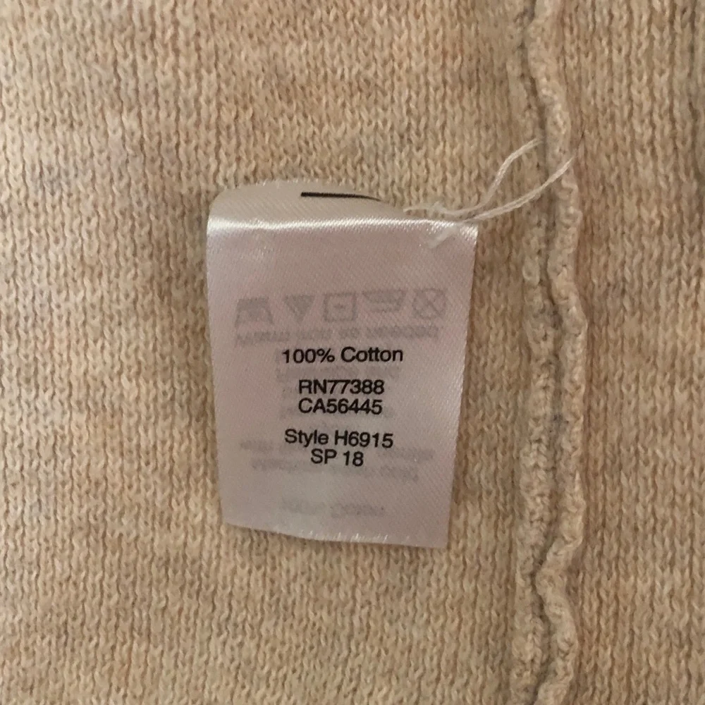 J. Crew Women's Open Front Tan Cardigan with Patch Pockets